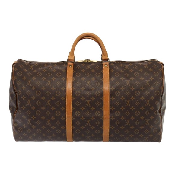 LOUIS VUITTON Monogram Keepall 60 Boston Bag M41422 LV Auth yk13805 - Picture 2 of 16